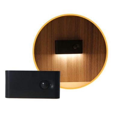 Imagem de Balizador Led 2w Noturno Sensor De Movimento Recarregável - Delis, Pre