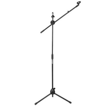 Imagem de Suporte Girafa Para Microfone Universal Com Trava Regulagem De Altura,