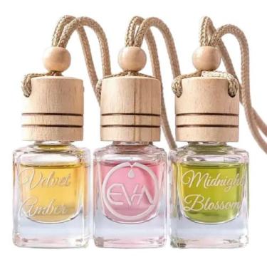 Imagem de KIT 3 Cheirinho Para Carro Premium Eva Secret  Perfume Automotivo 10ml