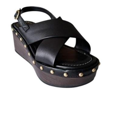 Imagem de Sandália Fem. Tiras Cruzadas Plataforma Tacho Moleca 5566202-Feminino