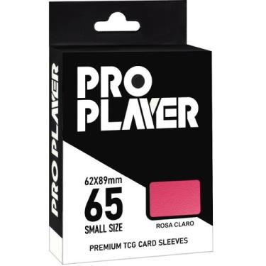 Imagem de Sleeves Small Premium Para Cartas Yugioh 65 Shield Pro Player, Rosa