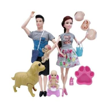 Imagem de Conjunto De Brinquedos Artesanais Para Bonecas, Para Meninas, Mamãe Gr