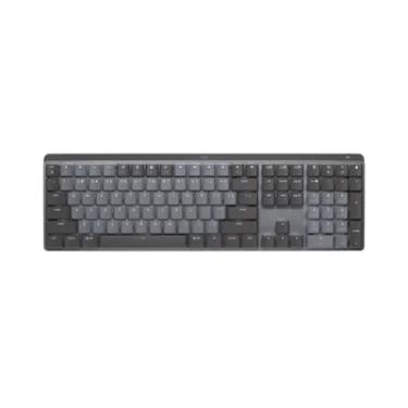 Imagem de Teclado Mecânico Logitech Mx Mechanical Switch Tactile Quiet RGB S/fio En-us Preto E Cinza