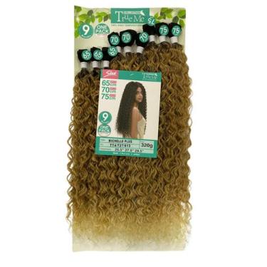 Imagem de Cabelo Orgânico Cacheado Michelle Plus 320g Fibra Natural para Alongam