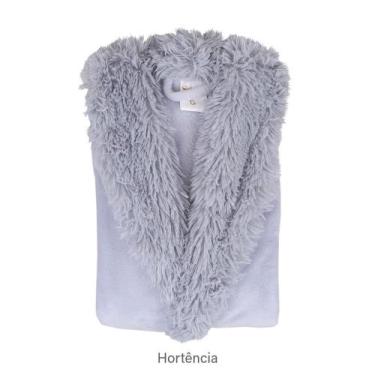 Imagem de Roupão INFANTIL Microfibra Gola Pelos Manga Longa Inverno - Leitzke, H
