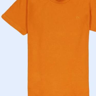 Imagem de Camiseta Juvenil Ogochi Manga Curta Gola Redonda, 0155 laranja neon, 1