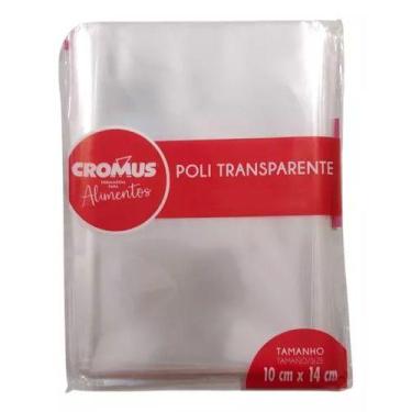 Imagem de Saco Incolor com 50 10x14 50 Unidades Cromus