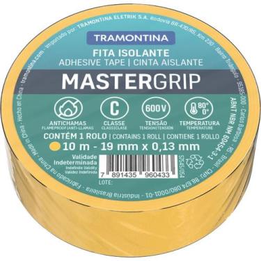 Imagem de Fita Isolante Classe C 0,13x19 mm 10 metros Tramontina - Amarelo, Amar