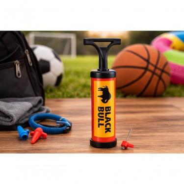Imagem de Bomba de Ar Manual com Bico para Bolas e Infláveis Amarelo com Pegador em T Ergonômico Fratelli