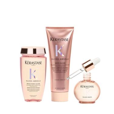 Imagem de Kit Kérastase Gloss Absolu Rotina Principal (3 Produtos) - KERASTASE