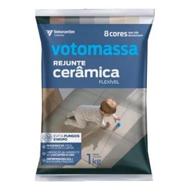 Imagem de Rejunte flexivel votomassa 1kg - cinza platina - GERAL