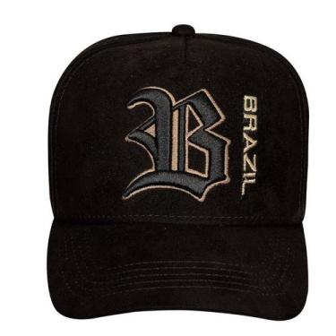 Imagem de Boné Blck Brasil Snapback Brazil Cristo Redentor - Preto - Unico, Pret