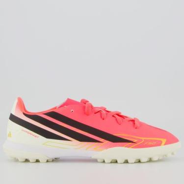Imagem de Chuteira Adidas F50 Hyperfast Club Society Juvenil Rosa, 26