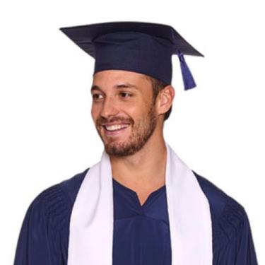 Imagem de Capelo de Formatura - Debora Becas, Unico, Azul Marinho