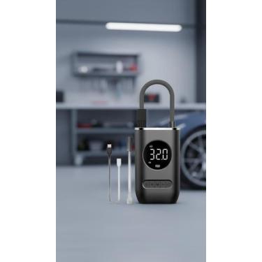 Imagem de Compressor De Ar Portátil Digital Sem Fio 50W - Congratulations Store,