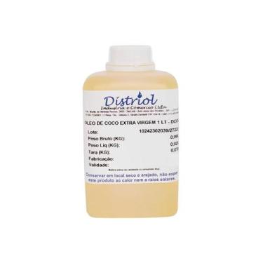 Imagem de Óleo vegetal 100 natural distriol coco extra virgem 1l - DISTROL
