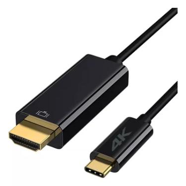 Imagem de Cabo Type C Macho Para HDMI Macho Usb-c X HDMI 4k 1.8 Metros
