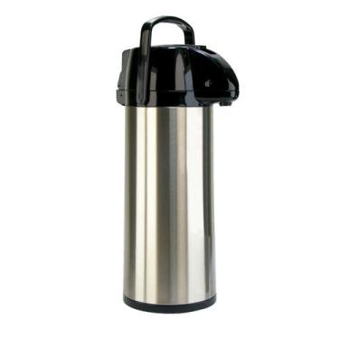 Imagem de Garrafa Térmica de Pressão Unitermi Mônaco 2.5L Inox  Quente 8h Frio 1