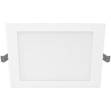 Imagem de Plafon Quadrado Sobrepor 18w Philips Luz Quente 3000K