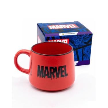 Imagem de Caneca Marvel Vingadores 500ml Cerâmica Premium Geek Avengers Licencid
