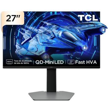 Imagem de Monitor Gamer TCL 27 Polegadas QDMini LED QHD G64 180Hz 1ms GtG Freesy