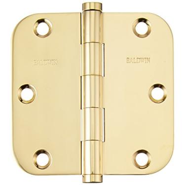 Imagem de Baldwin Dobradiça de encaixe com raio 1135031I, latão brilhante não laqueado