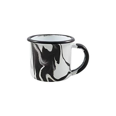 Imagem de Caneca 4,5 Esmaltado Marmorizada Preto 70 ml - Ewel