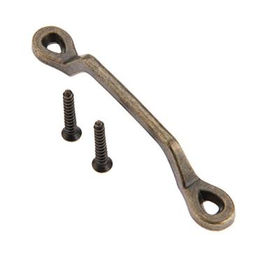 Imagem de 1 pc punho vintage antigo bronze pull 101mm * 14mm botão retrô armário armário gaveta de madeira caixa de jóias hardware mobiliário YYDFPIIA