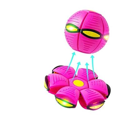 Imagem de Bola mágica de deformação do pires voadores, bola de pisar TikTok pode ser esmagada bola quicando infantil brinquedo vermelho rede para ambientes externos