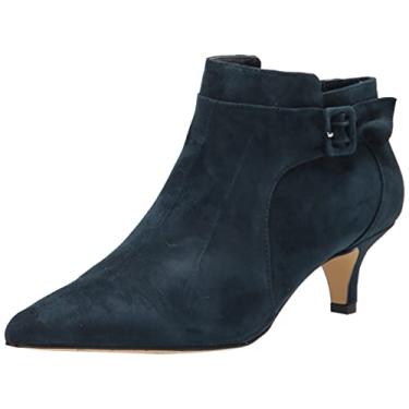 Imagem de Bella Vita Bota feminina Bindi Fashion Boot, Couro Kidsuede azul-marinho, 6.5 Narrow