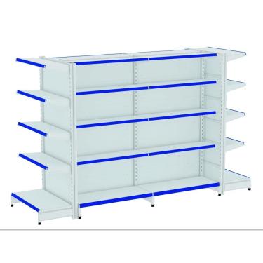 Imagem de Gondola Centro 170 Amapa Flex Kit 2 Metros 2 Ponta Branco PE