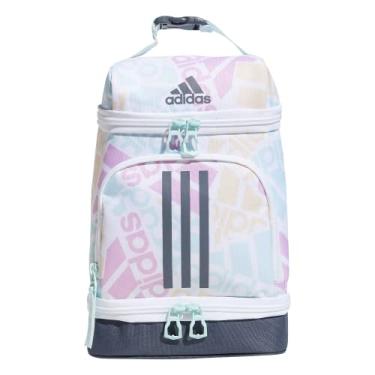 Imagem de adidas Lancheira isolada unissex para adultos Excel 2, Adi Multi Collage/Branco/Cinza Onix, One Size, Lancheira isolada Excel 2