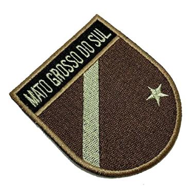 Imagem de BE0011ET04 Bandeira Mato Grosso do Sul Bordado Termo Adesivo