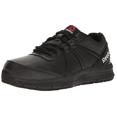 Imagem de Reebok Tênis de trabalho masculino RB351 Guide Work Steel Trainer preto segurança, Preto, 40