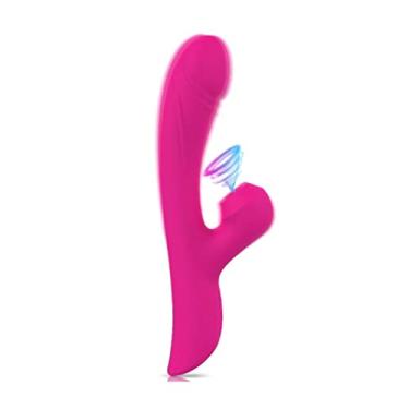 Imagem de Vibrador 13 Frequências Diferentes Estimulador Sexual Feminino À Prova D'água Massageador com Sucção do Clitóris e ponto g Zatla (Rosa)