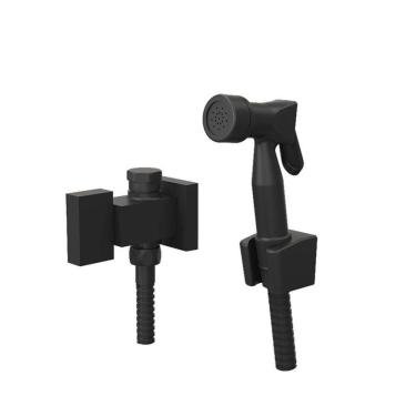 Imagem de Ducha Higiênica Com Derivação Fani Horus Preto Fosco 1745 Bk450