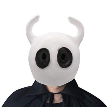 Imagem de CAFELE 2022 Hollow Knight Mask Cosplay Brinquedo Látex Capacete Traje de Halloween e Presente de Role-Play Grande Multicolorido