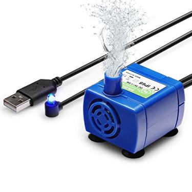 Imagem de iPettie Bomba de fonte de água Clover Cat | Ultra silenciosa 1,5 W baixo consumo com porta USB