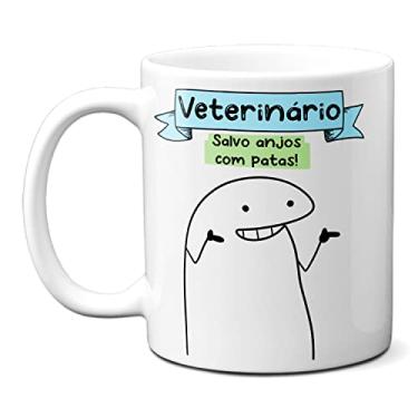 Imagem de Caneca Veterinário Habilidade em Compreender Cachorrês Gatês (Branca)