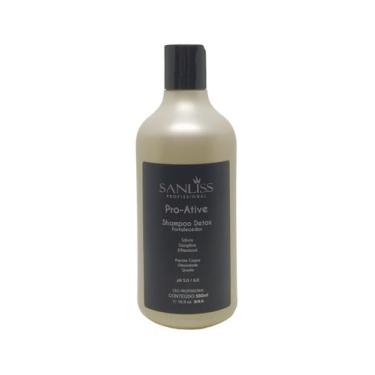 Imagem de Shampoo Detox Fortalecedor Sanliss Proative 500 Ml Previne Caspa Oleos