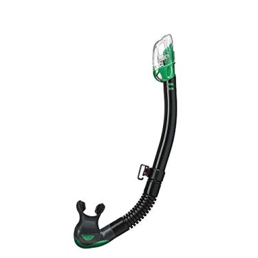 Imagem de TUSA SP-0101 Hyperdry Elite II Scuba Diving Snorkel, Black/Energy Green