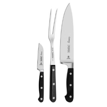 Imagem de Kit de Facas 3 peças Pra Carne