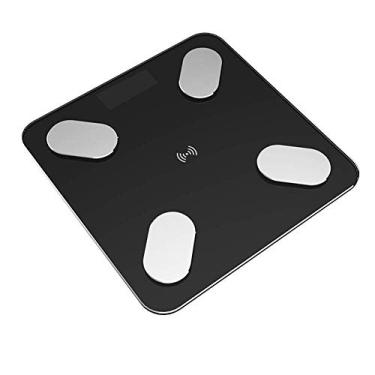Imagem de balança de peso bluetooth - balança de peso inteligente balança de banheiro digital balança de peso sem fio analisador de composição corporal durável