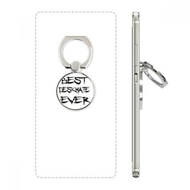 Imagem de Best Deskmate Ever Suporte de anel de telefone para temporada de formatura com laço ajustável