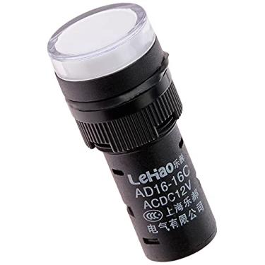 Imagem de Chipce, 023-8003, Sinaleiro Indicador Com LED 12V - Ad16-16C - Branco 16 mm