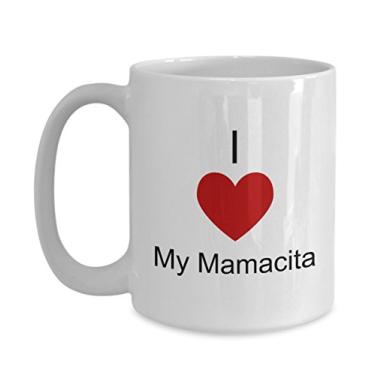 Imagem de Caneca I Love My Mamacita - Caneca de café - Presente de chá de chocolate quente