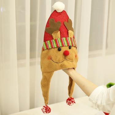 Imagem de Enfeite de Natal velho boneco de neve alce chapéu de natal_Tipo B