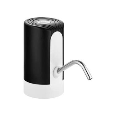 Imagem de Bomba de Água Automática Silicone e Inox Galão Recarregável Cor: Preto