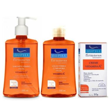 Imagem de Kit Nupill Firmness Intensive Vitamina C (Sabonete 200ml + Loção Tônica 200ml + Creme 30g)