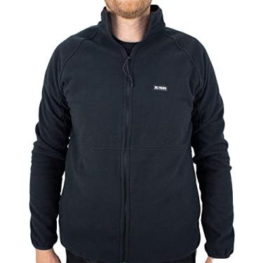 Imagem de Jaqueta Fleece Hupi Masculina Preta, Cor: Preto, Tamanho: G